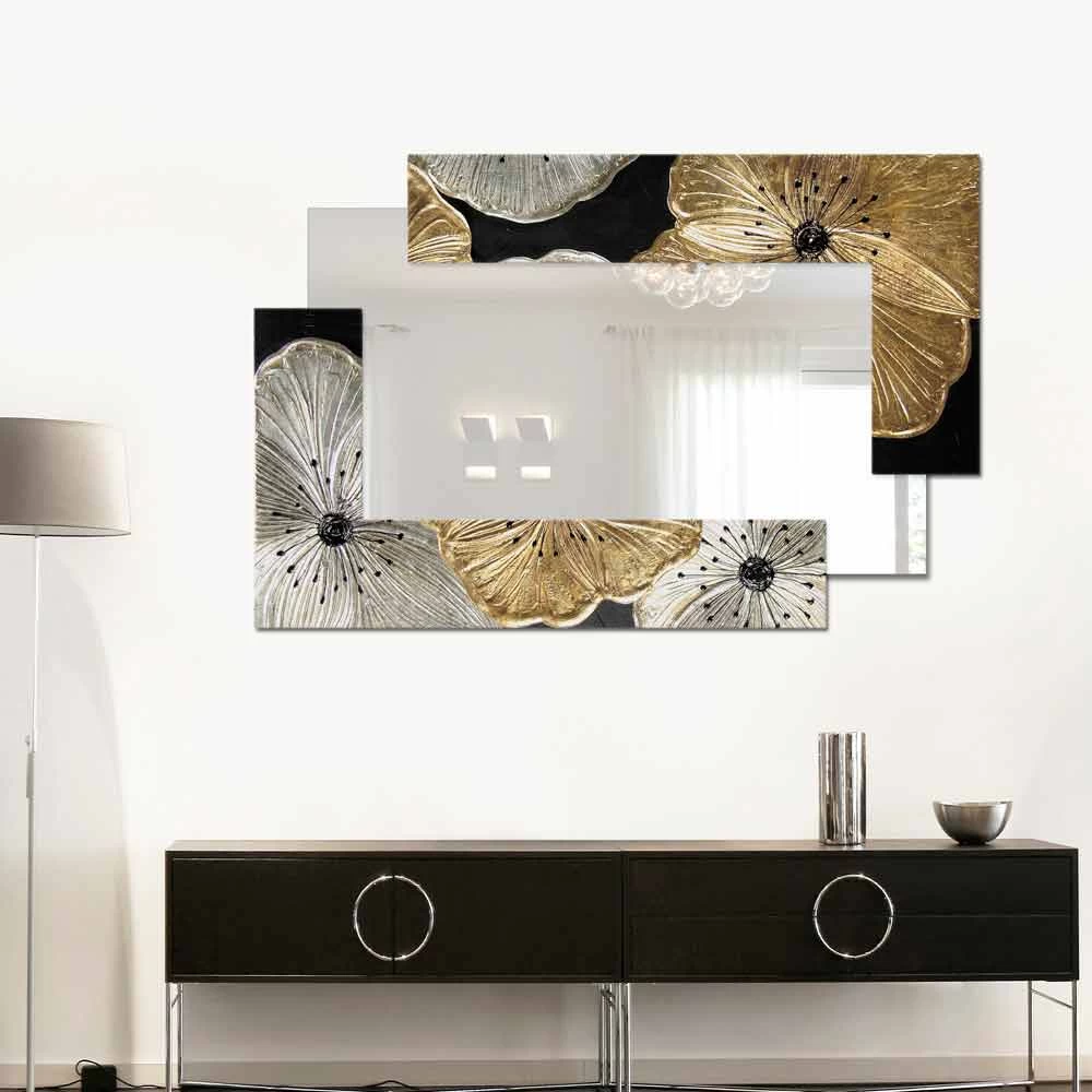 Miroir Décoratif Mural Petit Design Italien Petunia Oro Piccola 3 Miroir Décoratif Mural Petit Design Italien Petunia Oro Piccola