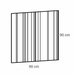 Miroir Mural Carré Au Design Moderne Fabriqué En Italie - Coriandolo -Décoration D'intérieur specchiera quadrata da parete di design moderno made in italy coriandolo 3