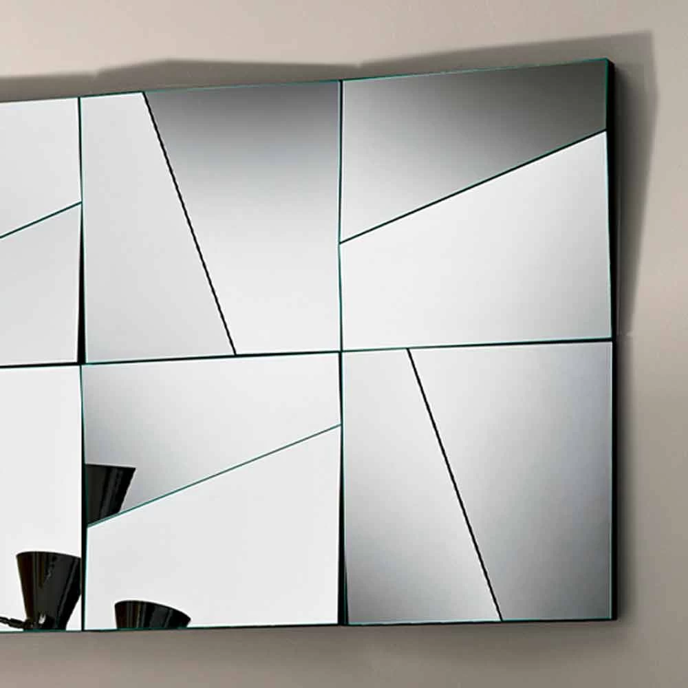 Miroir Mural Modulaire Avec Miroirs Concaves Et Convexes Made In Italy - Allegria 4 Miroir Mural Modulaire Avec Miroirs Concaves Et Convexes Made In Italy - Allegria – Image 2