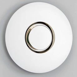 Miroir Mural Design Rond En Métal Doré, Luxe Fabriqué En Italie - Merale -Décoration D'intérieur specchio a parete design tondo con metallo dorato con centrotavola merale 3