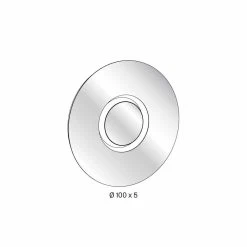 Miroir Mural Design Rond En Métal Doré, Luxe Fabriqué En Italie - Merale -Décoration D'intérieur specchio a parete design tondo con metallo dorato con centrotavola merale 4