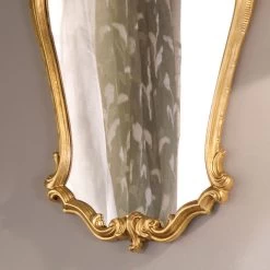 Miroir Baroque En Forme Avec Cadre En Feuille D'or Made In Italy - Precious -Décoration D'intérieur specchio barocco sagomato con cornice foglia oro made in italy prezioso 2