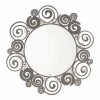 Miroir Mural Circulaire De Design Moderne En Fer Fabriqué En Italie - Moira -Décoration D'intérieur specchio circolare da parete di moderno design in ferro made in italy moira 3