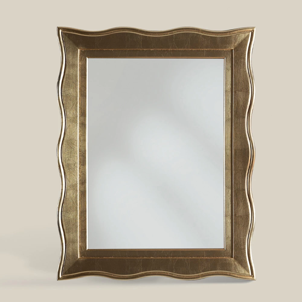 Miroir Classique Avec Cadre Doré Rectangulaire Made In Italy - Florence 3 Miroir Classique Avec Cadre Doré Rectangulaire Made In Italy - Florence