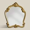 Miroir De Forme Classique Avec Cadre En Feuille D'or Fabriqué En Italie - Madalina -Décoration D'intérieur specchio classico sagomato con cornice foglia oro made in italy madalina