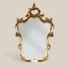 Miroir De Forme Classique Avec Cadre En Feuille D'or Fabriqué En Italie - Precious 1 Miroir De Forme Classique Avec Cadre En Feuille D'or Fabriqué En Italie - Precious -Décoration D'intérieur specchio classico sagomato con cornice foglia oro made in italy prezioso