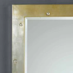 Miroir Mural/ De Sol Design Moderne Avec Cristaux Swarovsky -Décoration D'intérieur specchio da muro terra design moderno con cristalli swarovski 2