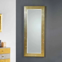 Miroir Mural/ De Sol Design Moderne Avec Cristaux Swarovsky