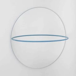 Miroir Mural Avec Porte-manteau En Acier Moderne Made In Italy - Chioccia