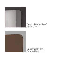 Miroir Mural 80x160 Bois Ou Céramique Made In Italy - Montecarlo -Décoration D'intérieur specchio da parete con inserto in legno o ceramica made in italy montecarlo 6