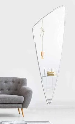 Miroir Mural Décoratif Au Design Moderne En 4 Couleurs Made In Italy - Spino 17 Miroir Mural Décoratif Au Design Moderne En 4 Couleurs Made In Italy - Spino -Décoration D'intérieur specchio da parete decorativo lungo design moderno a sbalzo in 4 colori spino 7