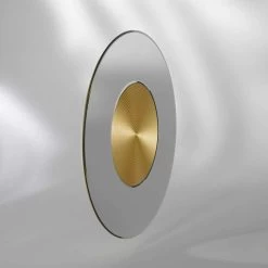 Miroir Mural De Design Avec Décoration En MDF Malva -Décoration D'intérieur specchio da parete di design con supporto in mdf malva 2