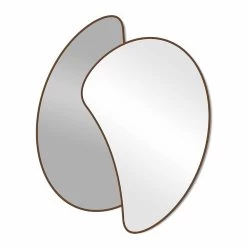 Grand Miroir Mural Design Avec Structure Colorée Moderne - Mantra