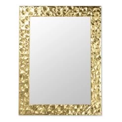 Miroir Mural En Bois Décoré à La Main Fabriqué En Italie - Niagara