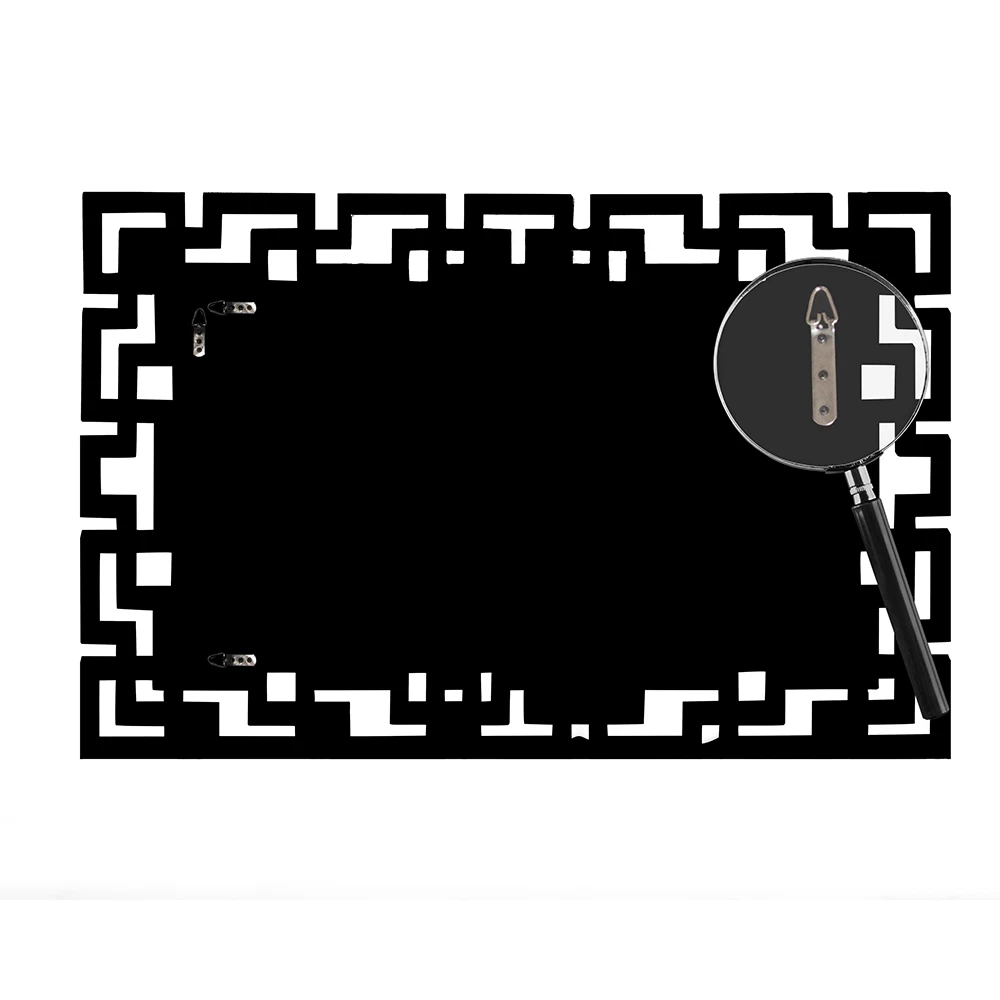 Miroir Mural En Mdf Et Verre Argenté Avec Cadre Façonné - Avolo 5 Miroir Mural En Mdf Et Verre Argenté Avec Cadre Façonné - Avolo – Image 3