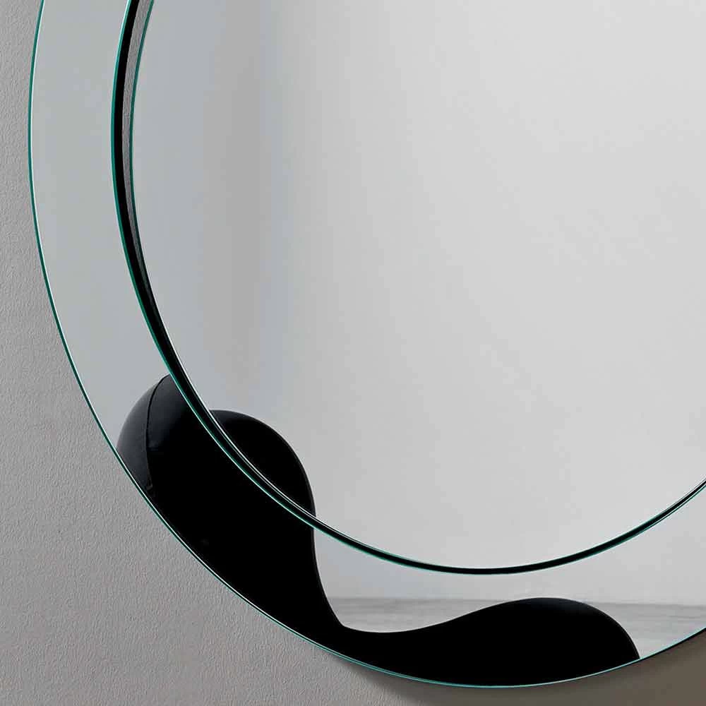 Miroir Mural Rond Avec Cadre Incliné Made In Italy - Salamina 6 Miroir Mural Rond Avec Cadre Incliné Made In Italy - Salamina – Image 4