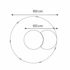 Miroir Mural Rond Avec Satellite Pivotant à 360 ° Made In Italy - Shaki -Décoration D'intérieur specchio da parete rotondo con satellite che ruota a 360 made in italy shaki 1