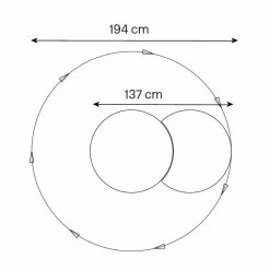 Miroir Mural Rond Avec Satellite Pivotant à 360 ° Made In Italy - Shaki -Décoration D'intérieur specchio da parete rotondo con satellite che ruota a 360 made in italy shaki 2