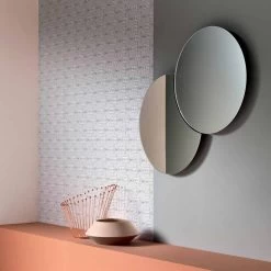 Miroir Mural Rond Avec Satellite Pivotant à 360 ° Made In Italy - Shaki -Décoration D'intérieur specchio da parete rotondo con satellite che ruota a 360 made in italy shaki 4