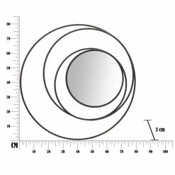 Miroir Mural Rond Au Design Moderne En Fer - Selda -Décoration D'intérieur specchio da parete rotondo di design moderno in ferro selda 5