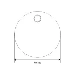 Miroir Mural Rond Avec Anneau En Teck Coloré Made In Italy - Odile 19 Miroir Mural Rond Avec Anneau En Teck Coloré Made In Italy - Odile -Décoration D'intérieur specchio da parete tondo con anello in teak colorato made in italy odile