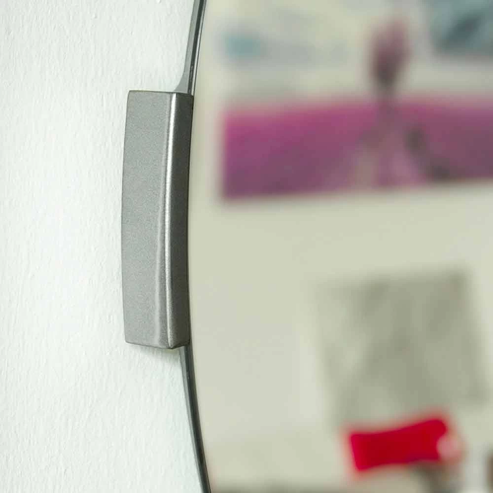 Miroir Mural En Porte-à-faux Design Rond Moderne Avec Cadre - Odosso 4 Miroir Mural En Porte-à-faux Design Rond Moderne Avec Cadre - Odosso – Image 2