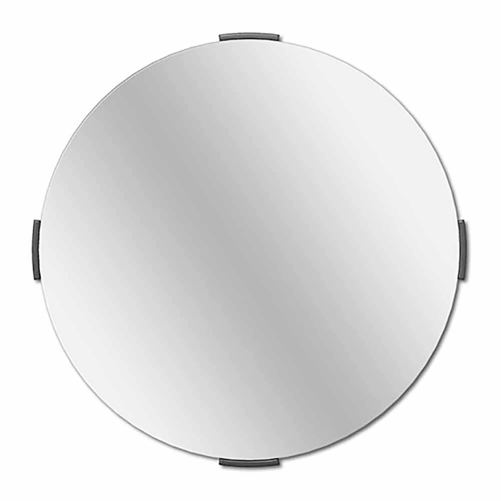 Miroir Mural En Porte-à-faux Design Rond Moderne Avec Cadre - Odosso 3 Miroir Mural En Porte-à-faux Design Rond Moderne Avec Cadre - Odosso