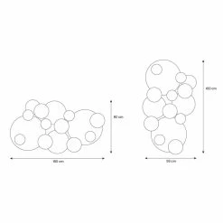 Miroir Mural Décoratif Avec Cercles Colorés Qualité Made In Italy - Babol 13 Miroir Mural Décoratif Avec Cercles Colorés Qualité Made In Italy - Babol -Décoration D'intérieur specchio decorativo a parete con cerchi colorati design in 2 dimensioni babol 4