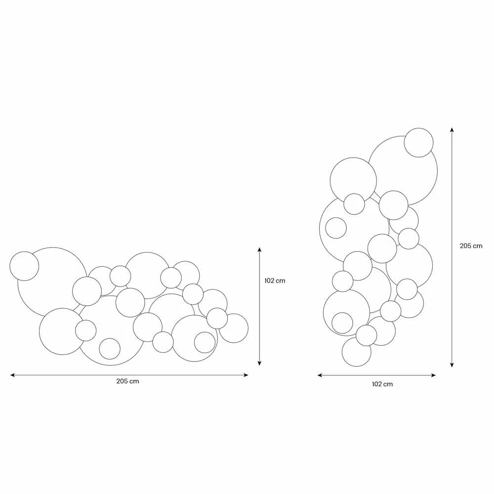 Miroir Mural Décoratif Avec Cercles Colorés Qualité Made In Italy - Babol 9 Miroir Mural Décoratif Avec Cercles Colorés Qualité Made In Italy - Babol – Image 7