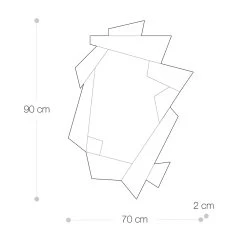 Miroir Mural Décoratif En Verre Avec Cadre En Forme - Nefro 15 Miroir Mural Décoratif En Verre Avec Cadre En Forme - Nefro -Décoration D'intérieur specchio decorativo da parete in vetro con cornice forma sagomata nefro 6