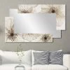 Miroir Mural Décoratif Fait En Italie Sabbiate, Design Moderne -Décoration D'intérieur specchio di design da parete a doppia elle made in italy sabbiate