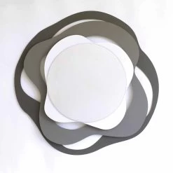 Miroir Mural De Design Moderne En Fer Tricolore Fabriqué En Italie - Gertrude -Décoration D'intérieur specchio di moderno design da muro in ferro tricolore made in italy gertrude 3