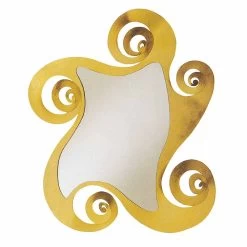 Miroir Mural De Conception Moderne Avec Forme De Fer Fabriqué En Italie - Pacifique