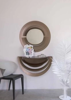 Miroir Mural Circulaire Moderne En Fer Coloré Fabriqué En Italie - Origan 19 Miroir Mural Circulaire Moderne En Fer Coloré Fabriqué En Italie - Origan -Décoration D'intérieur specchio moderno da parete circolare in ferro colorato made in italy origano 8