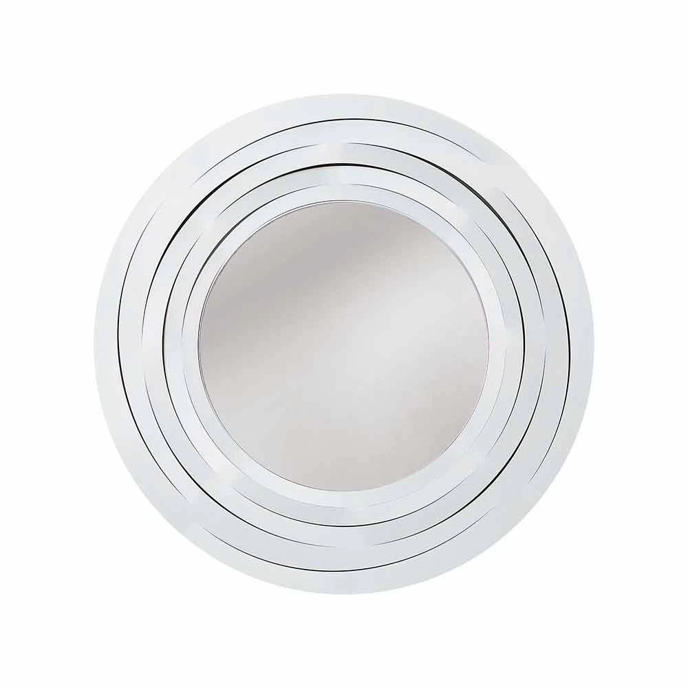 Miroir Mural Circulaire Moderne En Fer Coloré Fabriqué En Italie - Origan 3 Miroir Mural Circulaire Moderne En Fer Coloré Fabriqué En Italie - Origan