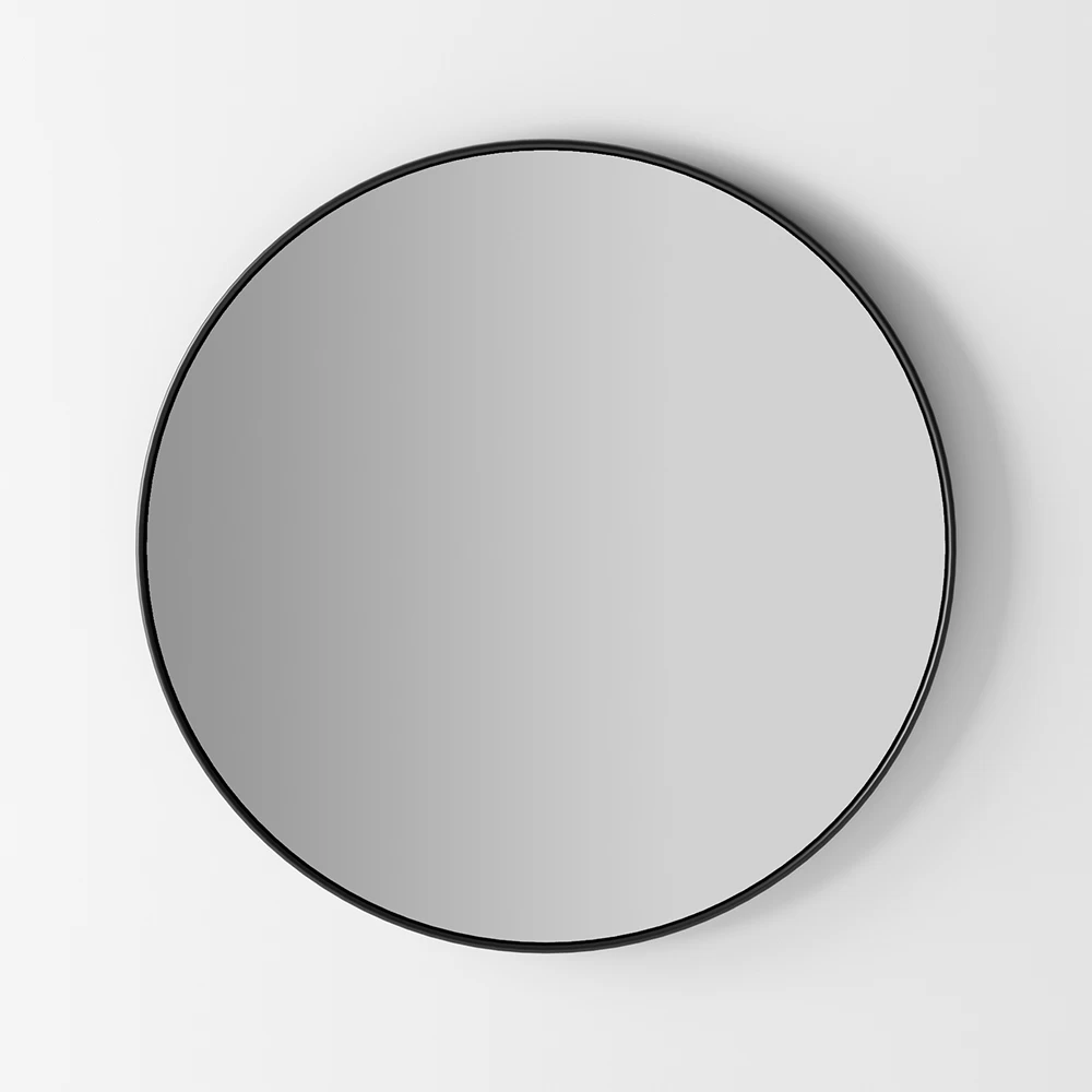 Miroir Mural Rétro-éclairé Avec Cadre Noir Made In Italy - Riflessi 5 Miroir Mural Rétro-éclairé Avec Cadre Noir Made In Italy - Riflessi – Image 3