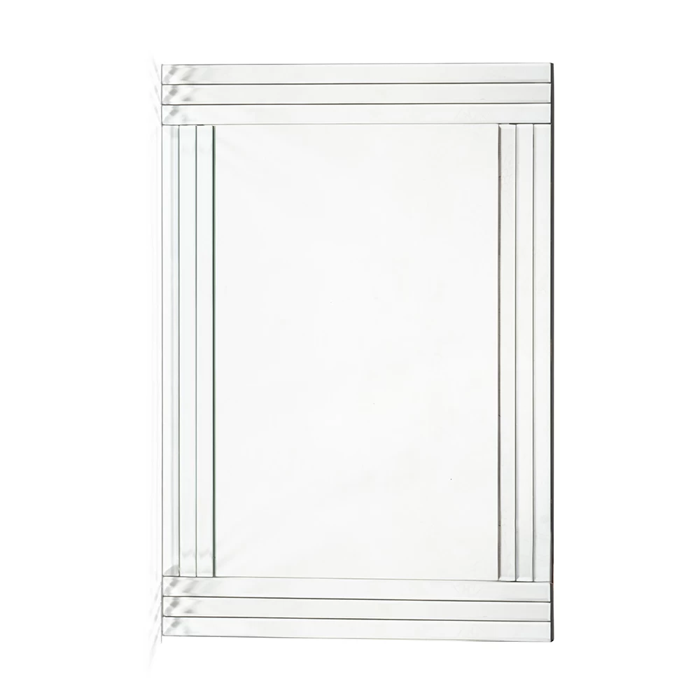 Miroir Mural Rectangulaire Avec Structure Au Design Moderne Mdf - Brisco 4 Miroir Mural Rectangulaire Avec Structure Au Design Moderne Mdf - Brisco – Image 2