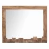Miroir Mural Rectangulaire Moderne Avec Cadre En Bois D'acacia - Eloise 2 Miroir Mural Rectangulaire Moderne Avec Cadre En Bois D'acacia - Eloise -Décoration D'intérieur specchio rettangolare da parete moderno in legno di acacia e specchio eloise