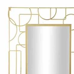 Miroir Mural Rectangulaire En Fer Au Design Moderne - Plinio -Décoration D'intérieur specchio rettangolare design moderno da parete in ferro plinio 4
