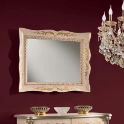 Miroir Rectangulaire En Bois Blanc De Style Classique Made In Italy - Florence 7 Miroir Rectangulaire En Bois Blanc De Style Classique Made In Italy - Florence -Décoration D'intérieur specchio rettangolare legno bianco stile classico made in italy florence 2