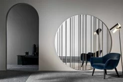 Miroir Mural Design Rond Diamètre 200 Cm Made In Italy - Coriandolo -Décoration D'intérieur specchio rotondo da parete o200 di design made in italy coriandolo 2