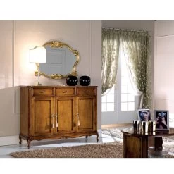 Miroir De Style Classique Avec Cadre En Feuille D'or Fabriqué En Italie - Precious 9 Miroir De Style Classique Avec Cadre En Feuille D'or Fabriqué En Italie - Precious -Décoration D'intérieur specchio stile classico con cornice foglia oro made in italy prezioso 3