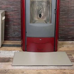 Tapis En Cuir De Conception Moderne Pour Cheminée / Poêle Cleo Made In Italy