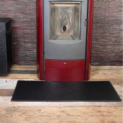 Tapis En Cuir Pour Cheminée / Poêle Diva Design Moderne Made In Italy