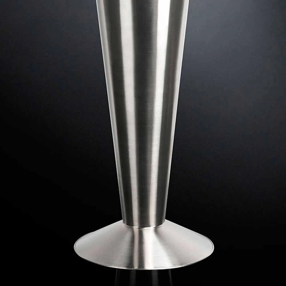 Grand Vase Décoratif En Acier Satiné Made In Italy Fine - Vesper 5 Grand Vase Décoratif En Acier Satiné Made In Italy Fine - Vesper – Image 3