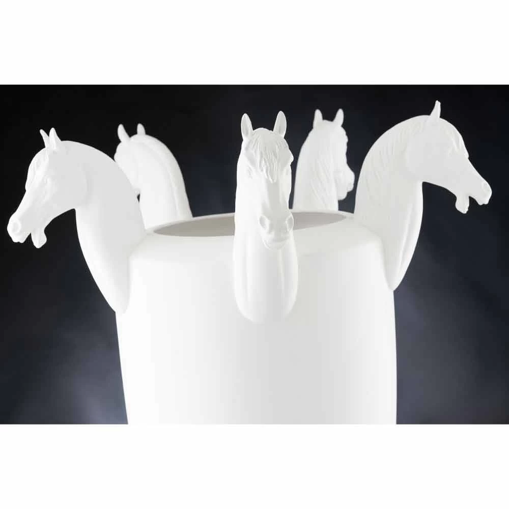 Grand Vase D'Intérieur En Céramique Blanche Ou Or Brillant Fabriqué En Italie - Jacky 4 Grand Vase D'Intérieur En Céramique Blanche Ou Or Brillant Fabriqué En Italie - Jacky – Image 2