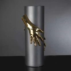 Grand Vase D'intérieur En Céramique Fabriqué à La Main En Italie - Monte -Décoration D'intérieur vaso alto per interni in ceramica lavorata artigianalmente in italia monte 3