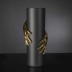 Grand Vase D'intérieur En Céramique Fabriqué à La Main En Italie - Monte -Décoration D'intérieur vaso alto per interni in ceramica lavorata artigianalmente in italia monte 4