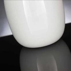 Vase Artisanal En Verre Brillant Blanc Ou Gris Fabriqué En Italie - Malindi 15 Vase Artisanal En Verre Brillant Blanc Ou Gris Fabriqué En Italie - Malindi -Décoration D'intérieur vaso artigianale in vetro lucido bianco o grigio realizzato in italia malindi 5