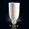 Vase D'intérieur En Verre Blanc Fabriqué à La Main En Italie - Crezia -Décoration D'intérieur vaso da interno in vetro colorato realizzato artigianalmente in italia crezia